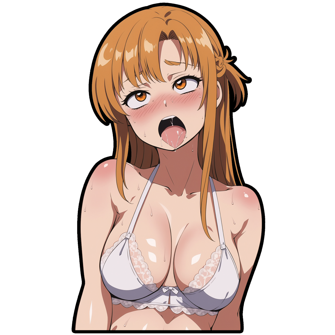 AHEGAO ASUNA ANIME STICKER