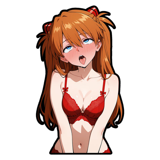 AHEGAO ASUKA ANIME STICKER