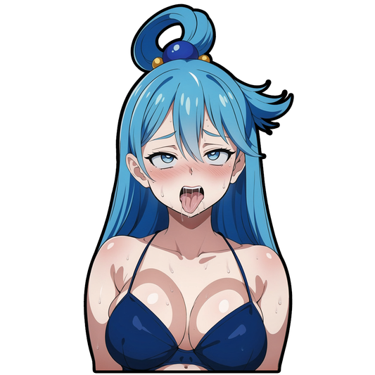 AHEGAO AQUA ANIME STICKER