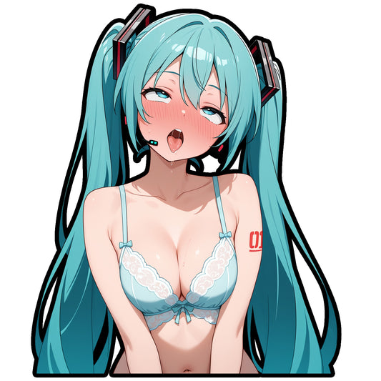 AHEGAO HATSUNE MIKU ANIME STICKER