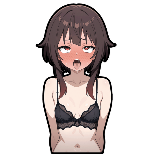 AHEGAO MEGUMIN ANIME STICKER