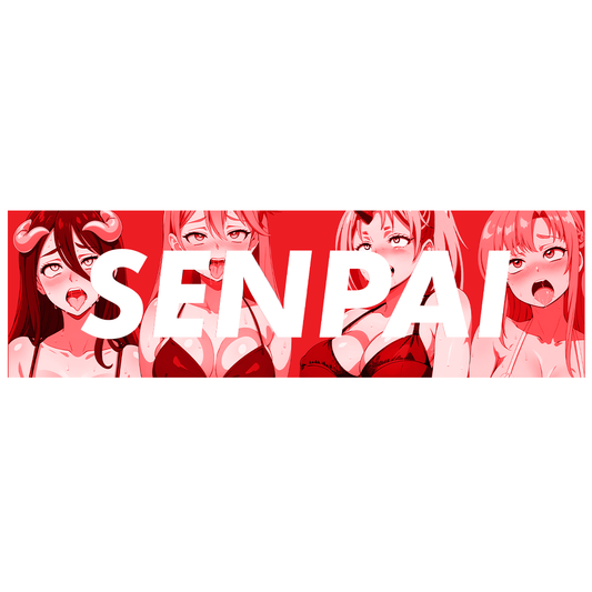 SENPAI AHEGAO ANIME STICKER
